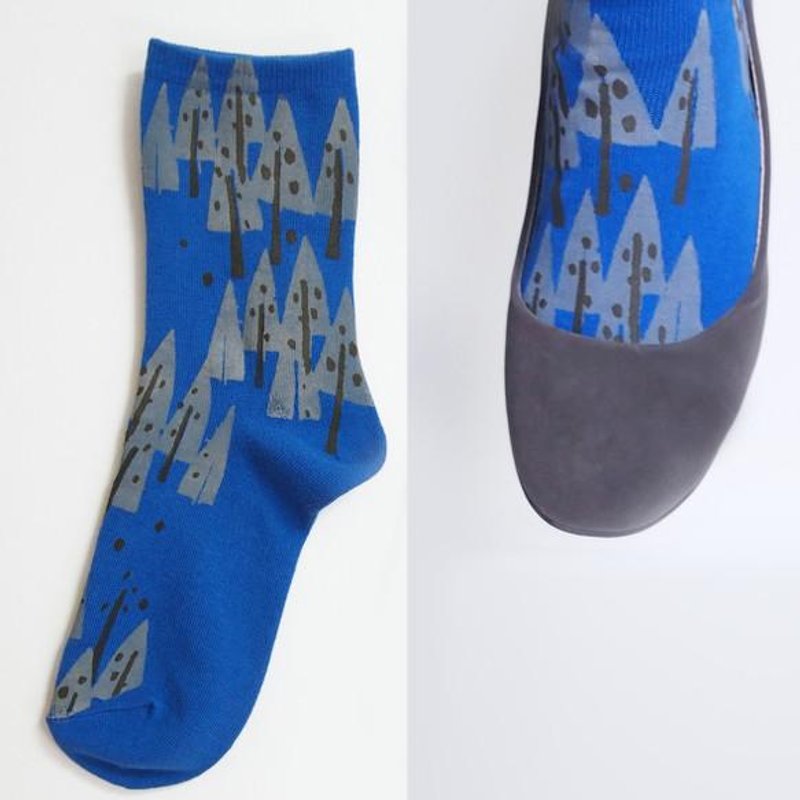 Printed cotton socks No. 001 