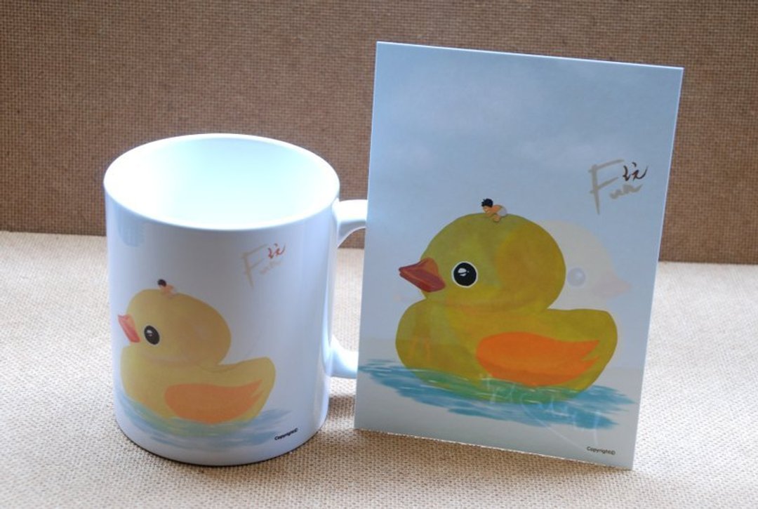 [马克杯+万用卡]黄色小鸭 - 其他 - 其他材质 白色