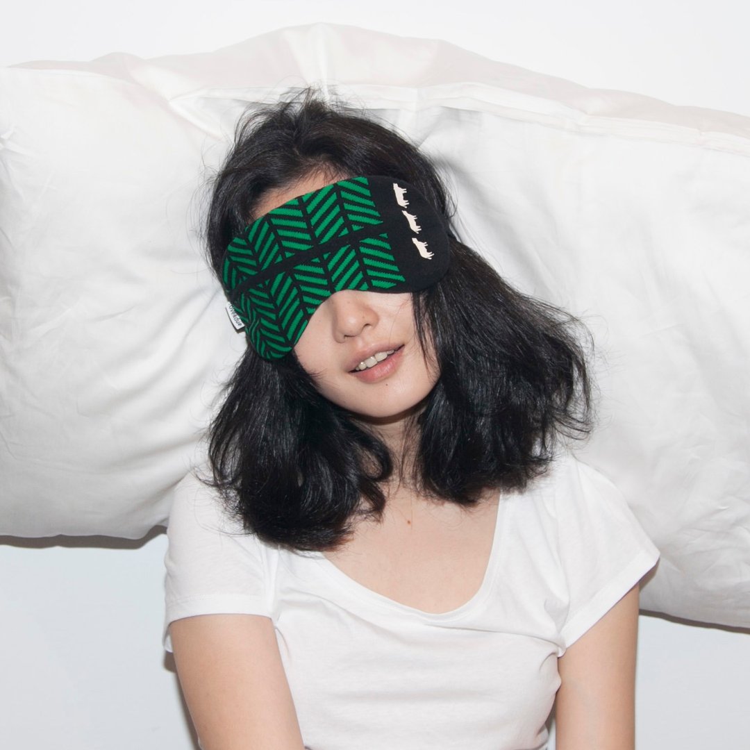 牛吃草 / 舒眠眼罩-黑绿色 - 其他 - 其他材质 绿色