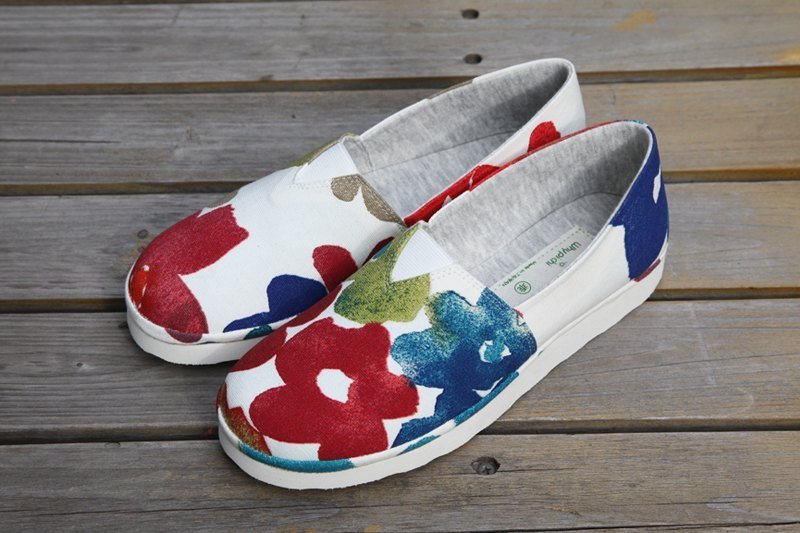 【Whypichi坏脾气手工鞋】水彩练习 大人鞋 /【Whypichiー手作り靴】大人用 - 女款休闲鞋 - 其他材质 多色