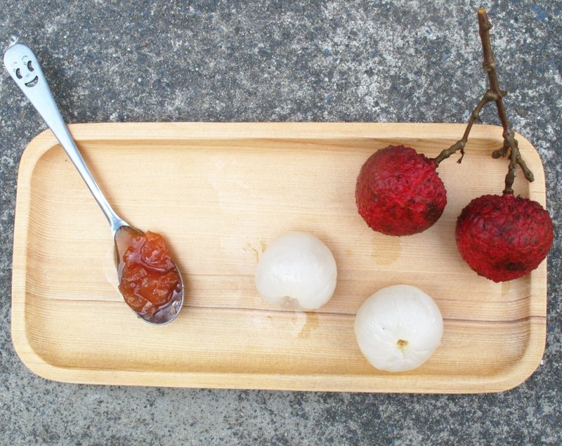 毛の果酱(纯手工果酱)限量荔枝果酱 **九折特卖中**卖完为止　伴手礼 年终感谢礼 - 果酱/抹酱 - 新鲜食材 粉红色