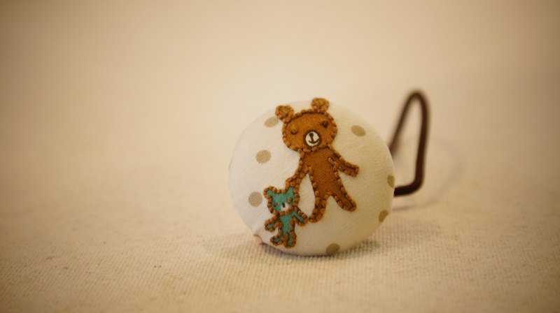 手感布包扣发束 - 游戏兔 - 发饰 - 其他材质 卡其色