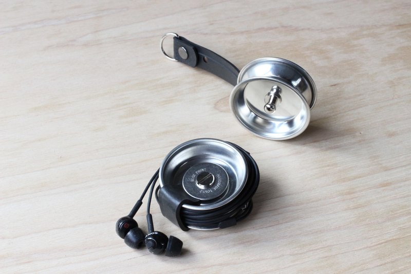 BP.CORD-REEL 集线器/耳机卷线器 - 卷线器/电线收纳 - 其他金属 黑色