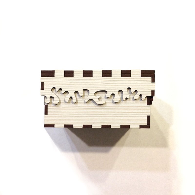 卡榫设计木盒-经典白木纹 - 木工/竹艺/纸艺 - 木头 白色