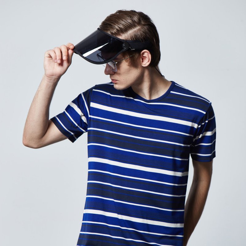 Stone'As Stripe TEE T-shirt / 蓝色 条纹 长 Tee T-shirt - 男装上衣/T 恤 - 其他材质 蓝色