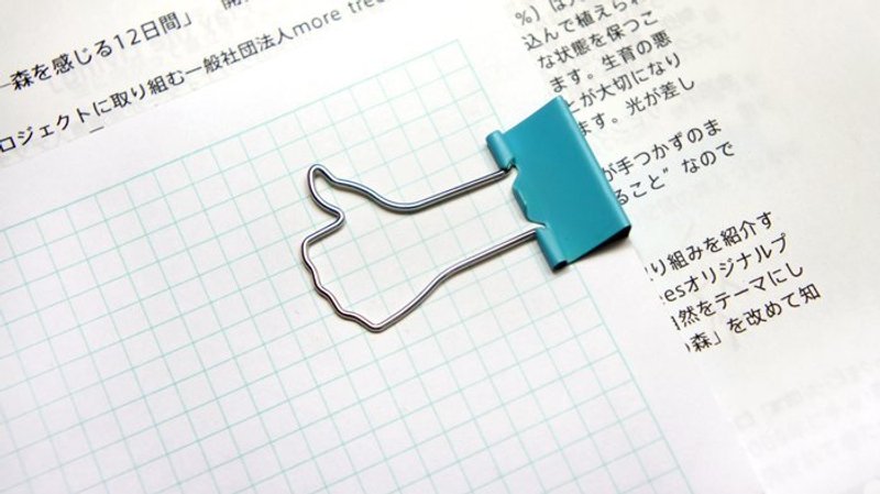 好赞长尾夹  LIKE CLIPS (6入) - 其他 - 其他金属 蓝色