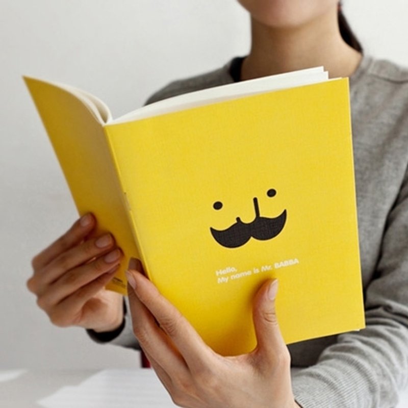 Dessin x JSTORY-Mr.Babba条纹笔记本-阳光黄,JST14839 - 笔记本/手帐 - 纸 黄色