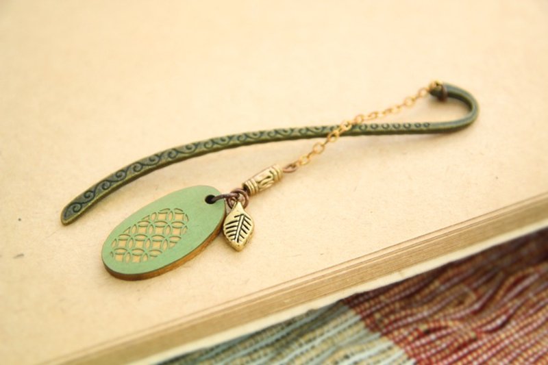 许愿竹饰　小书签夹or发簪 - 书签 - 竹 绿色