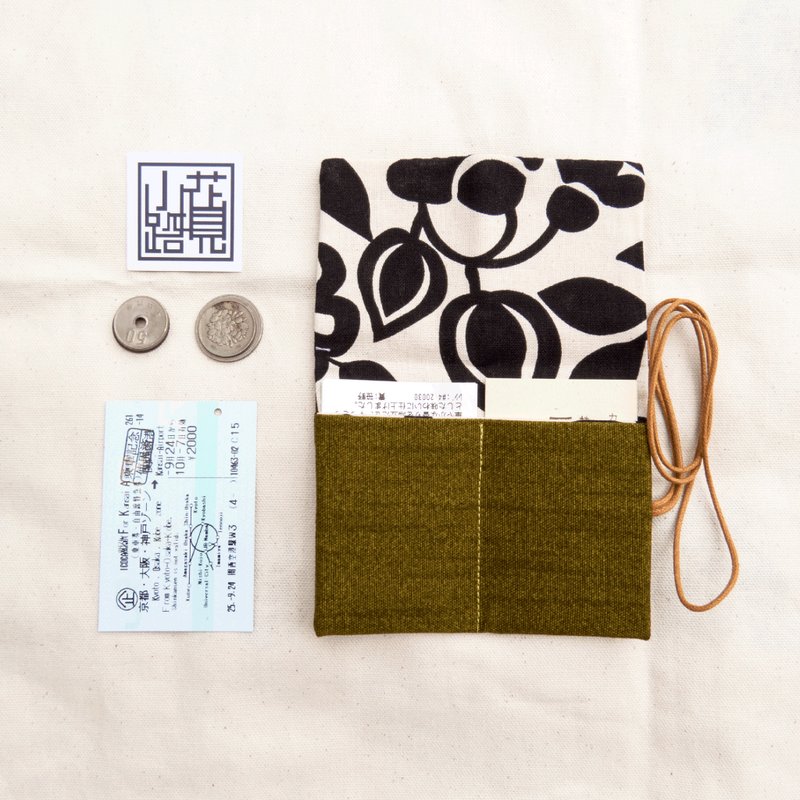 【小趣日】名片夹/票夹/随身夹/绿 - 名片架/名片座 - 其他材质 绿色