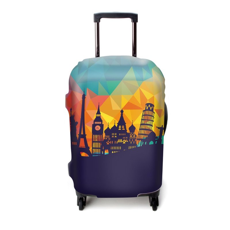 弹力箱套│世界之夜【M 号】 - 行李箱/行李箱保护套 - 其他材质 多色