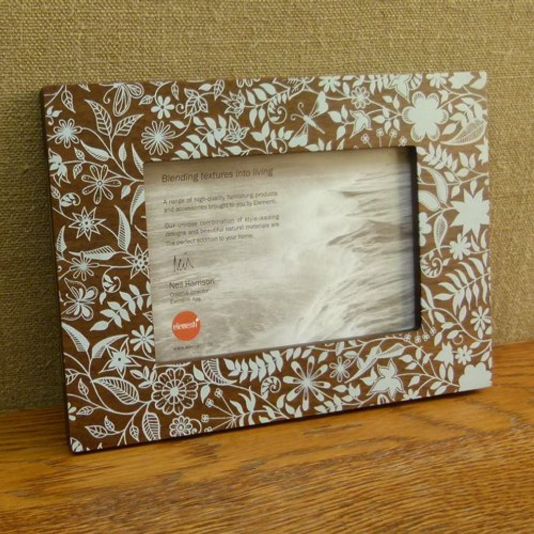 Granton Photo Frame for 4x6 (10 x 15cm) 创意相框by Johanna Basford - 2P141 - 画框/相框 - 木头 咖啡色