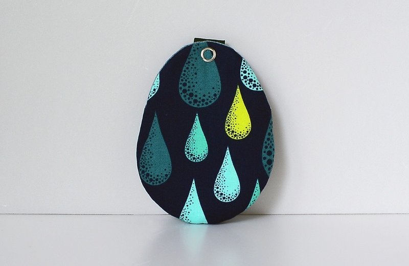 鸡蛋匙包。KeyCozy。夜雨 - 钥匙链/钥匙包 - 其他材质 蓝色