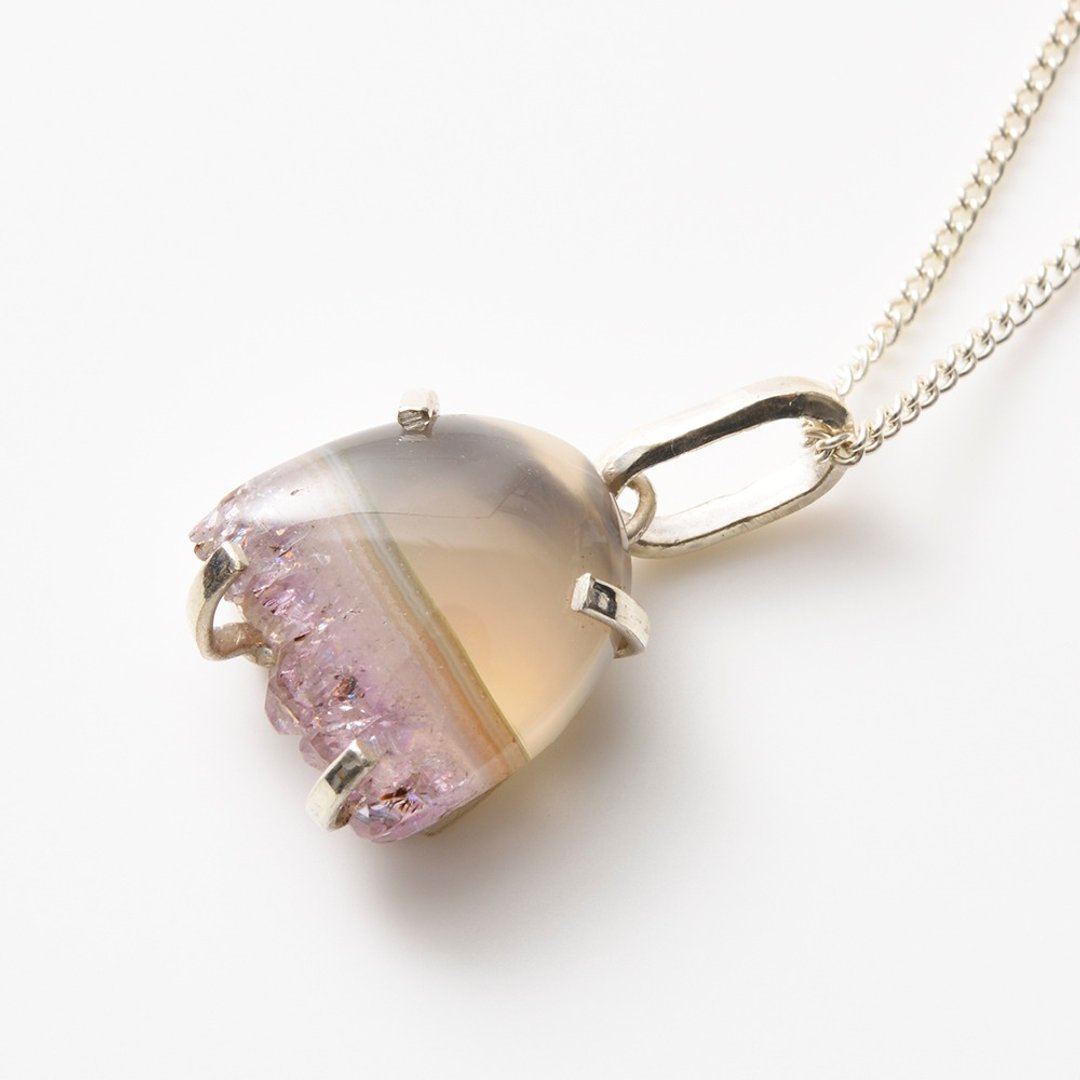CN21 (Crystal Menor) - 项链 - 其他金属 紫色