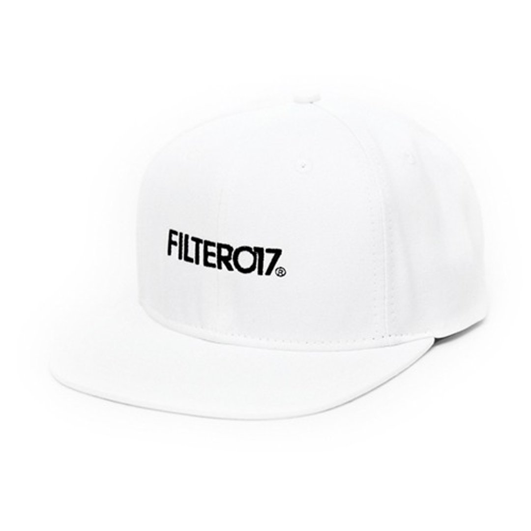 Filter017- 棒球帽 -  Design Fonts Snapback Cap 设计字体后扣式棒球帽 - 帽子 - 其他材质 白色