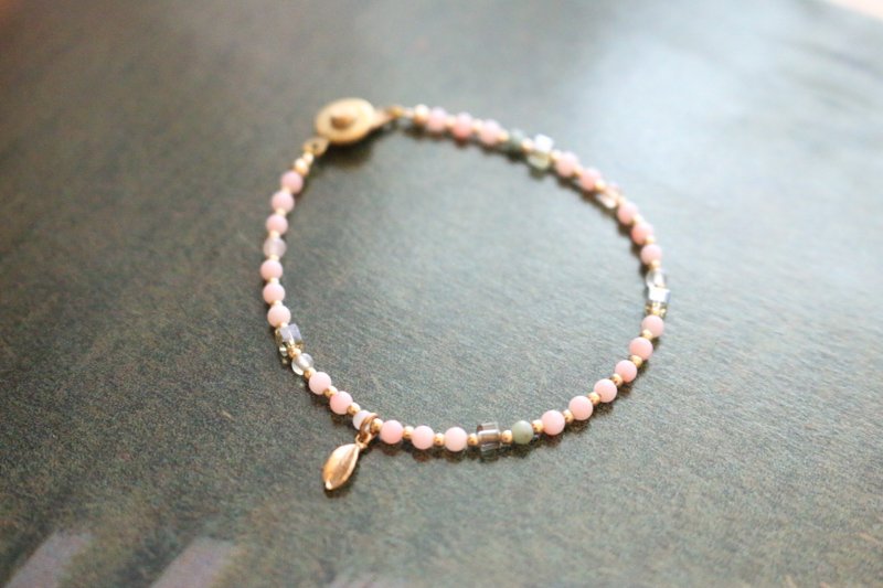 蛋白石 手链 爱慕 - 手链/手环 - 宝石 粉红色