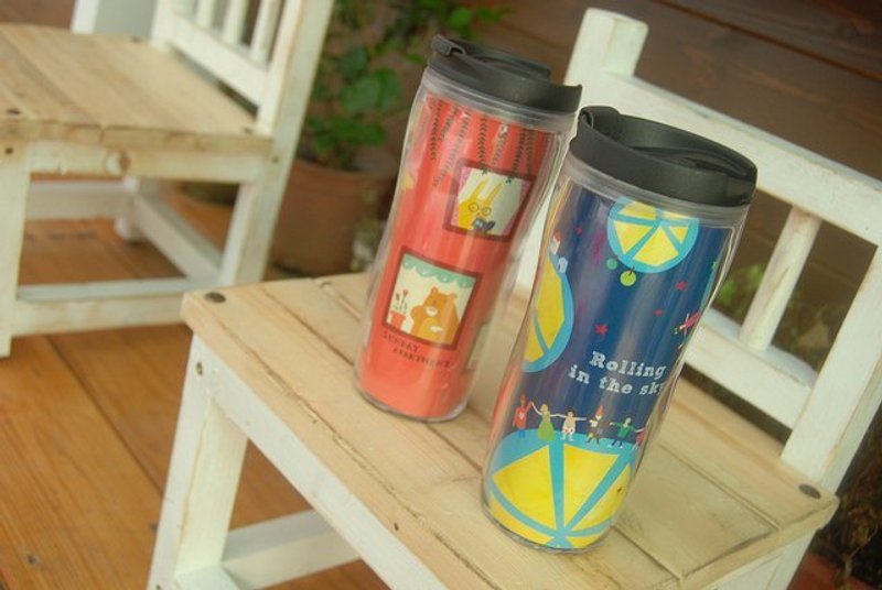 Dimanche /限量/ 随行杯 - Rolling in the sky（蓝色） - 咖啡杯/马克杯 - 塑料 蓝色