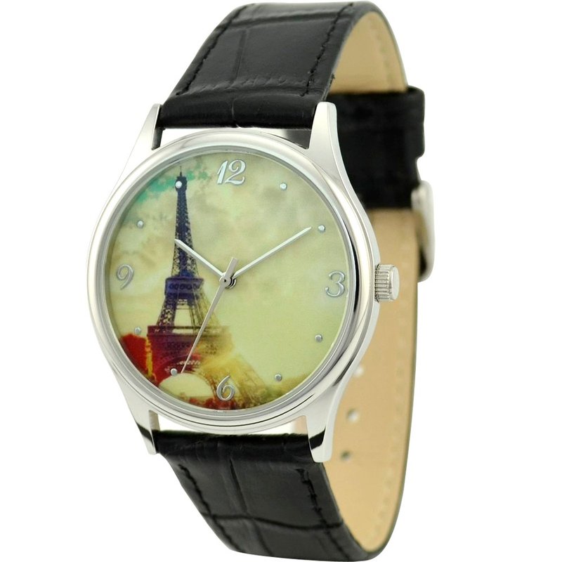 情人节 巴黎铁塔手表 - 女表 - 其他金属 多色