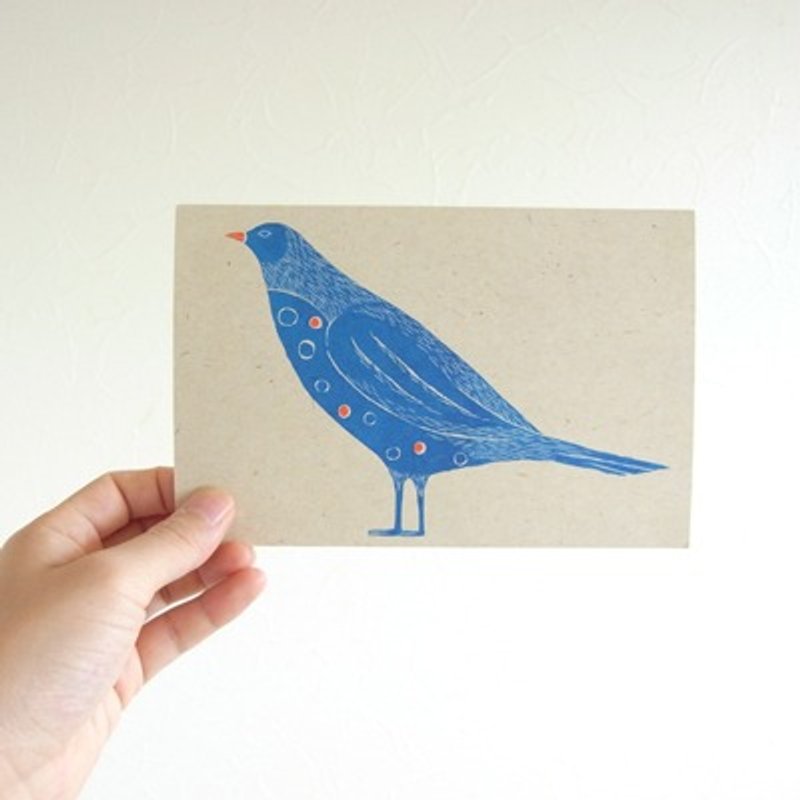 明信片　青鸟带来的快乐 - 卡片/明信片 - 纸 蓝色