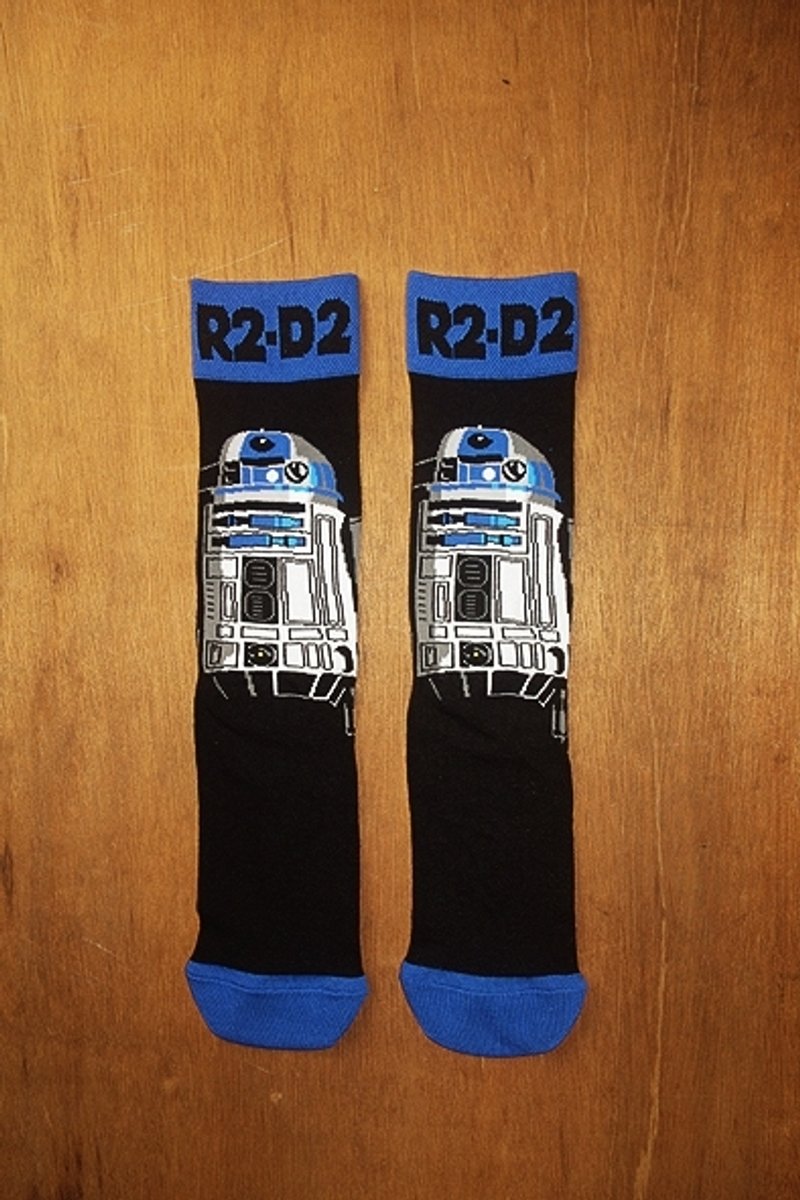 星际大战R2-D2袜!!夏漪眺=knock your socks off !! - 袜子 - 其他材质 白色