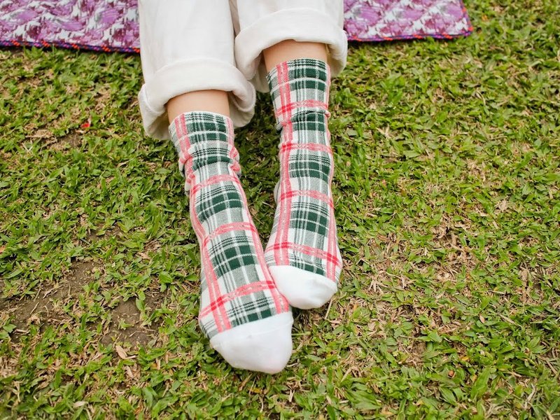 【3色】苏格兰的偏执！ // 黎光天际格林棉袜子 :::DAWN' make up your feet ::: - 袜子 - 棉．麻 多色