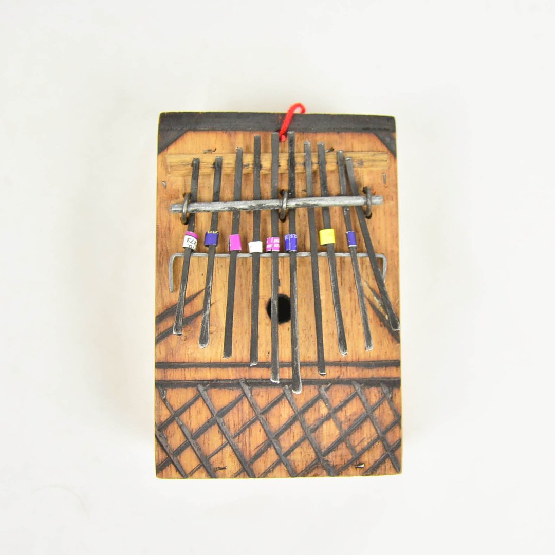 传统拇指琴kalimba＿小＿公平贸易 - 吉他/乐器 - 木头 金色