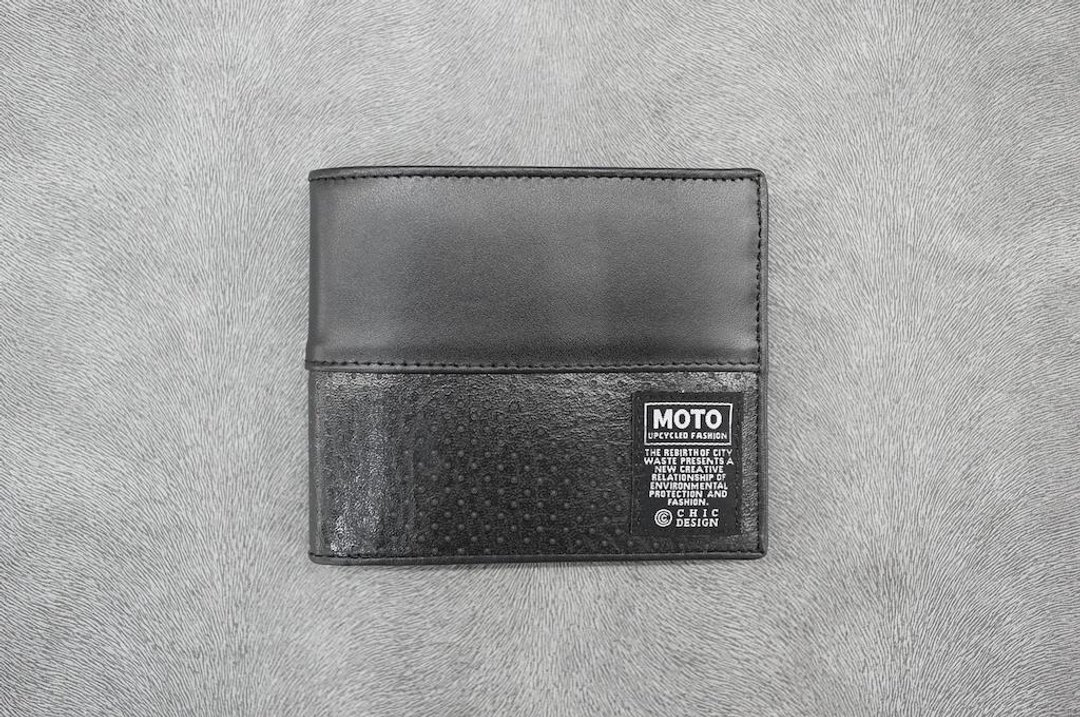 【MOTO 50cc】－Wallets/短夹_080153 - 皮夹/钱包 - 真皮 黑色