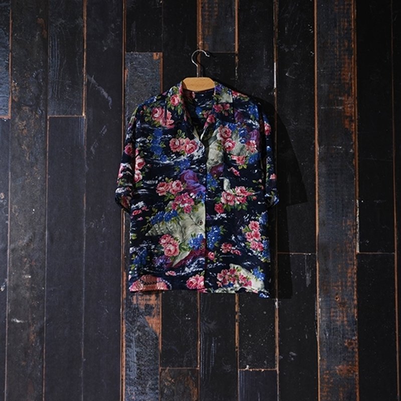 /林檎梦/昨日像那东流水 古着 衬衫 vintage - 女装衬衫 - 其他材质 