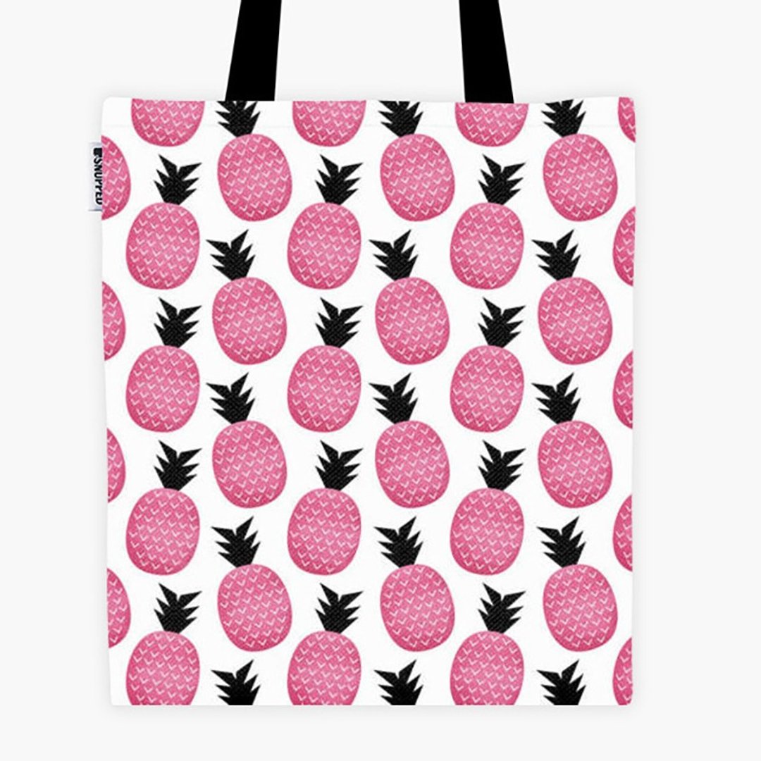 Filament - 帆布袋 - Pretty Pink Pineapples - 侧背包/斜挎包 - 防水材质 