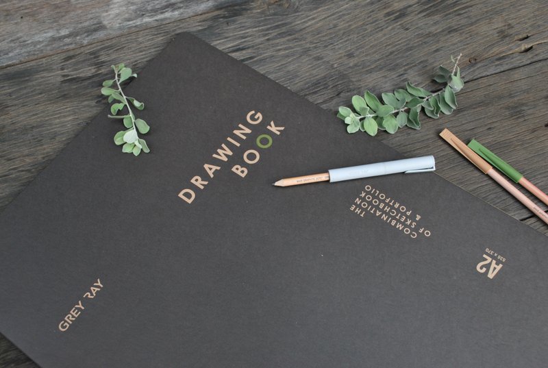 Drawing Folio A2 - 笔记本/手帐 - 纸 灰色