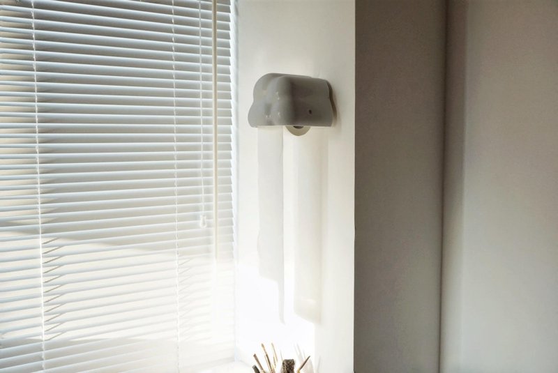 陶瓷挂墙云朵卷筒卫生纸 架 Cloudy - 灰色云 - 花瓶/陶器 - 其他材质 灰色