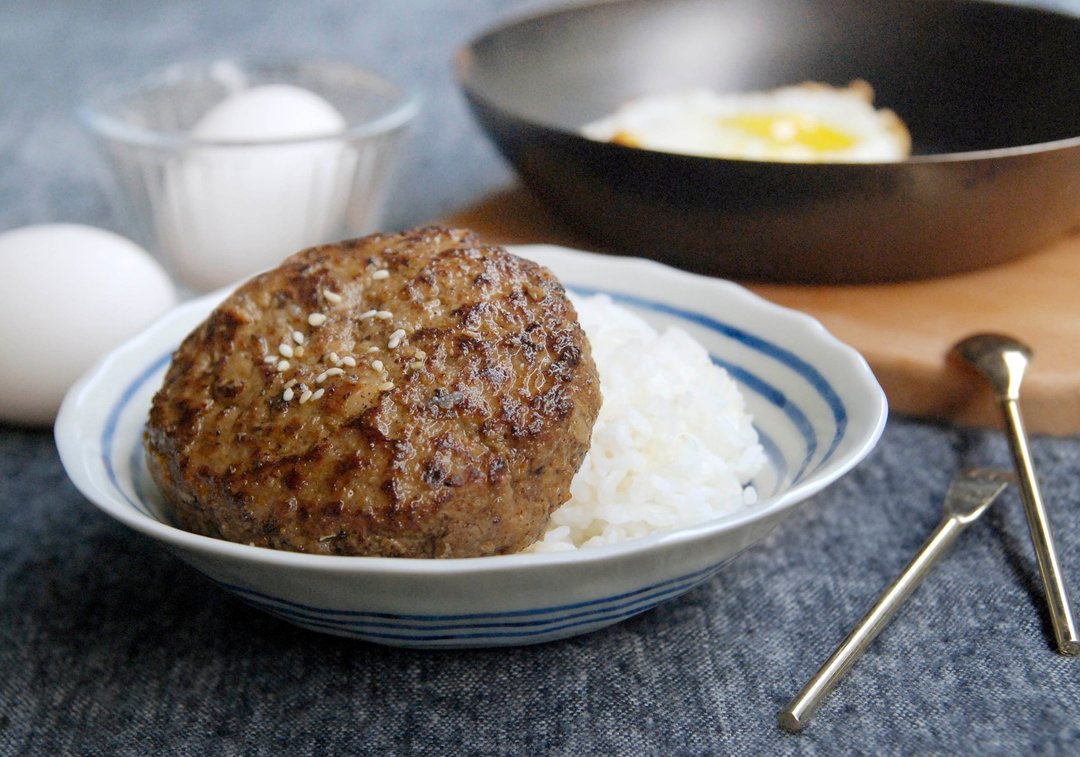 【手工厚切汉堡肉排 - 日式照烧口味】6入 - 料理包 - 新鲜食材 黄色