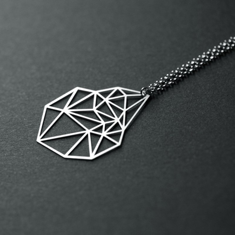 石头项链 Stone Pendant (S)   - 项链 - 其他金属 