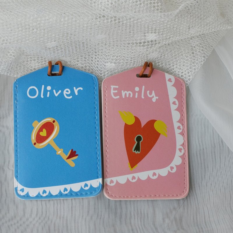 行李吊牌-定制化英文姓氏 情人节/结婚礼物 - 行李箱/行李箱保护套 - 真皮 