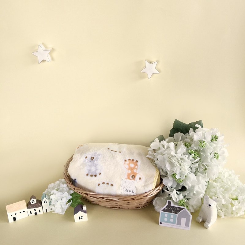 【La la la】宝宝毯：没那么长颈鹿 /  限量手工 / 婴儿用品 - 其他 - 其他材质 黄色