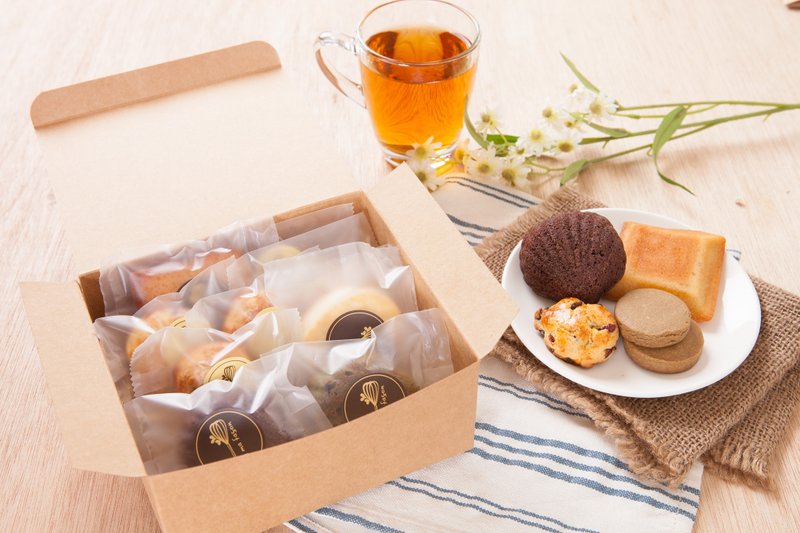 焙窝综合法式手工点心小礼盒 (10盒) - 蛋糕/甜点 - 新鲜食材 