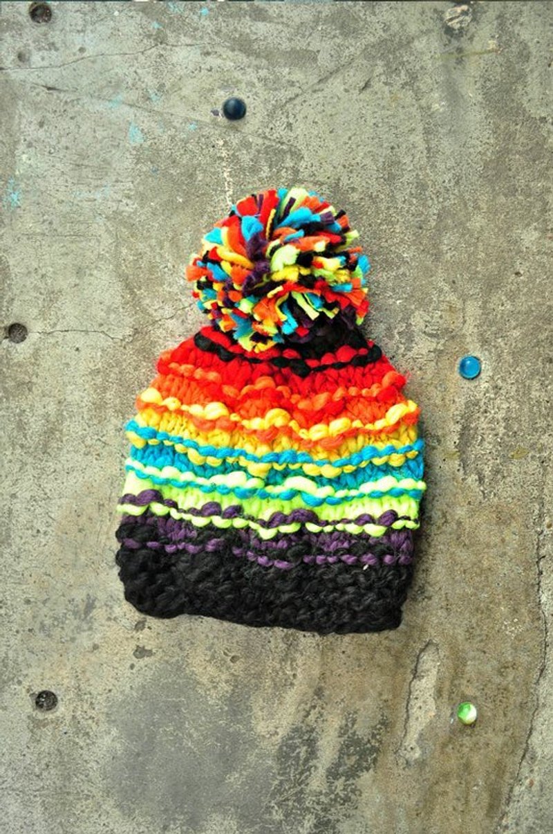 morning帽子．大砰砰球毛帽 - 帽子 - 其他材质 多色