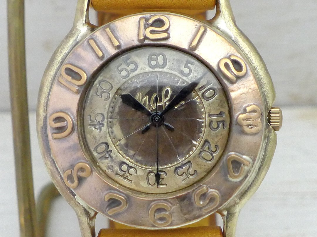 Explorer-JB3C HandCraftWatch JUMBOBrass36mm Copper Bezel (JUM65B-C CA) - 女表 - 铜/黄铜 金色