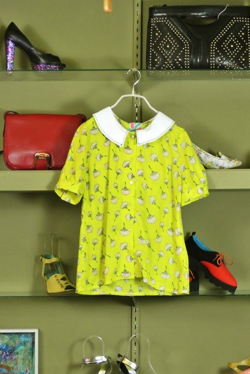彩色拼街．缤纷上衣 (浅黄绿) - 其他 - 其他材质 