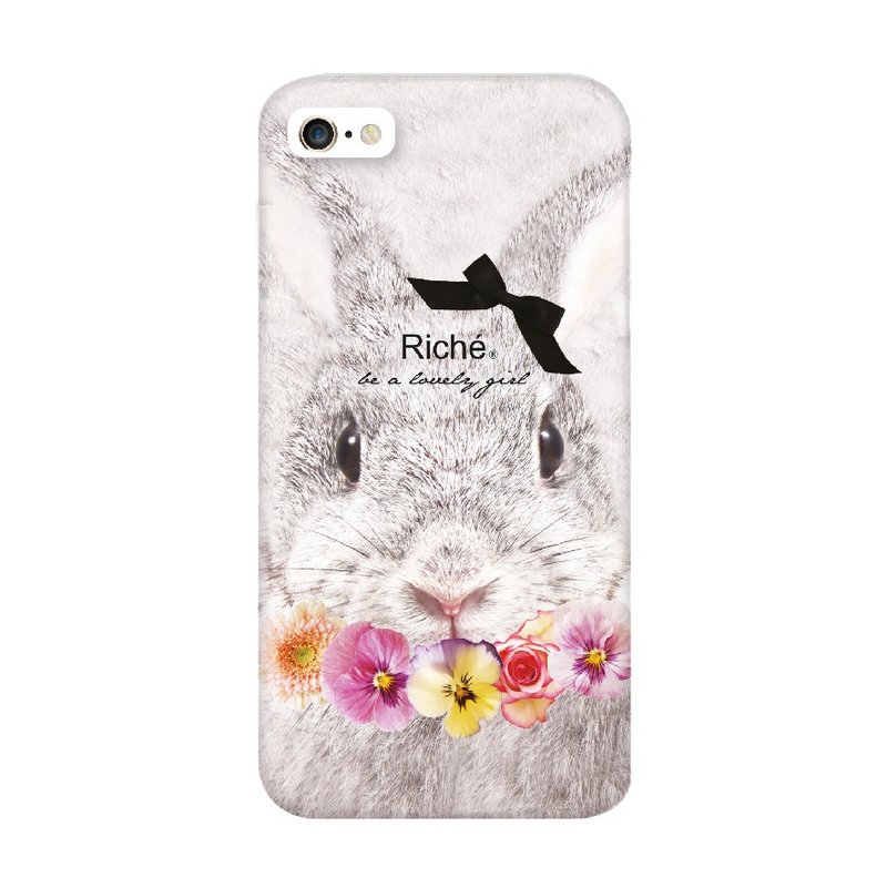 花环莎莉兔兔公主手机壳 - 手机壳/手机套 - 其他材质 灰色