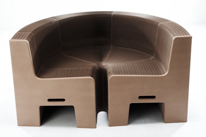 Flexiblelove Virgin20人座（牛皮纸材质） - 摆饰 - 纸 咖啡色