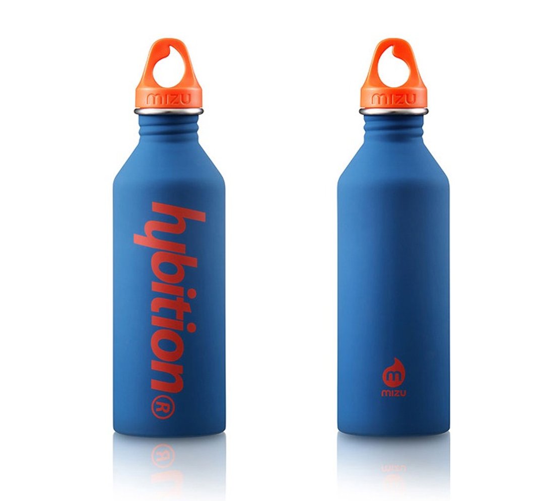 韩国 Hybition X Mizu 联名不锈钢环保运动水壶 - 800ML - 水瓶/水壶 - 其他金属 蓝色