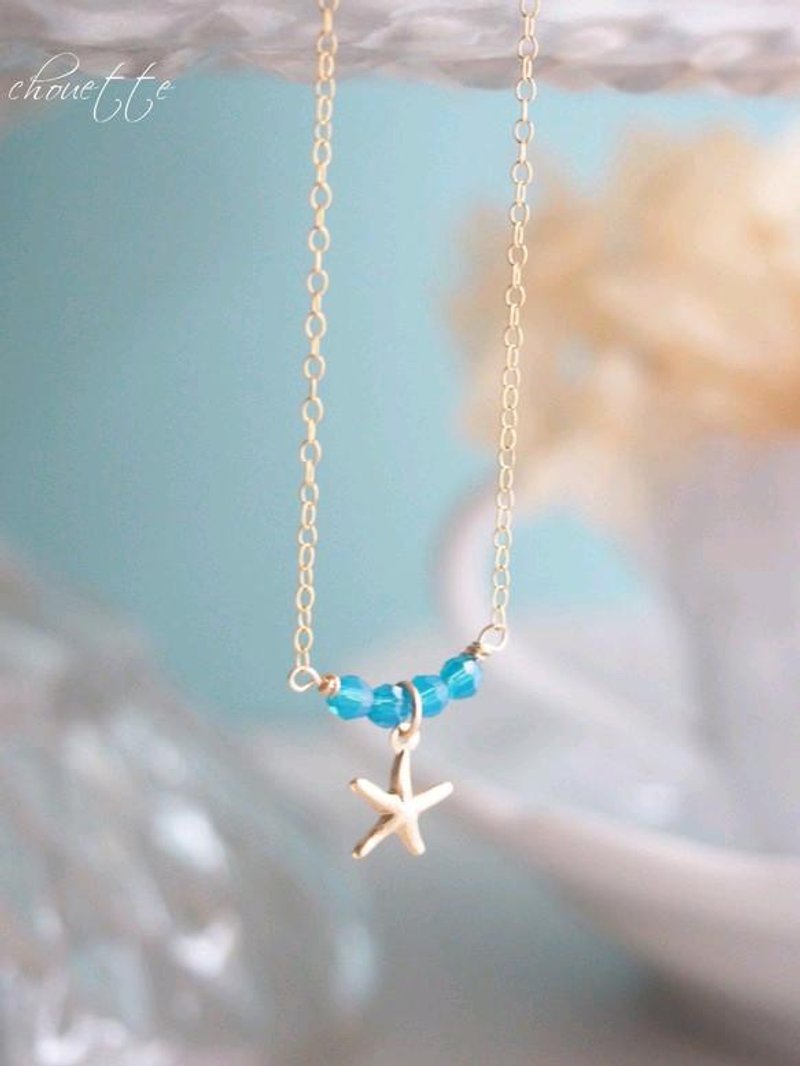 [14kgf] star motif necklace - 项链 - 其他金属 
