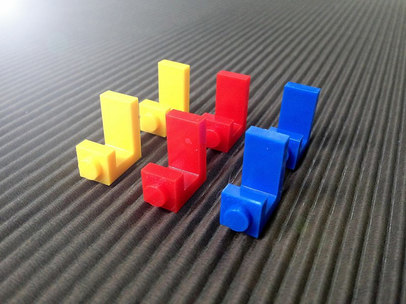 满额599元可加购  Qubefun 积木挂勾6入 兼容乐高LEGO 独家贩售 - 收纳用品 - 塑料 多色