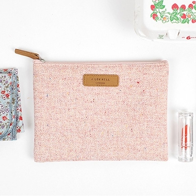 Dessin-Flat 暖羊羊万用包L-甜蜜粉,LWK94600 - 化妆包/杂物包 - 其他材质 粉红色