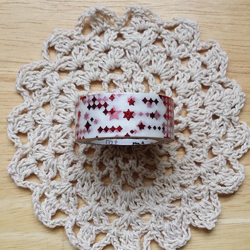 mt 和纸胶带 fab箔押【星星(MTHK1P02)】生产完了品 - 纸胶带 - 纸 红色