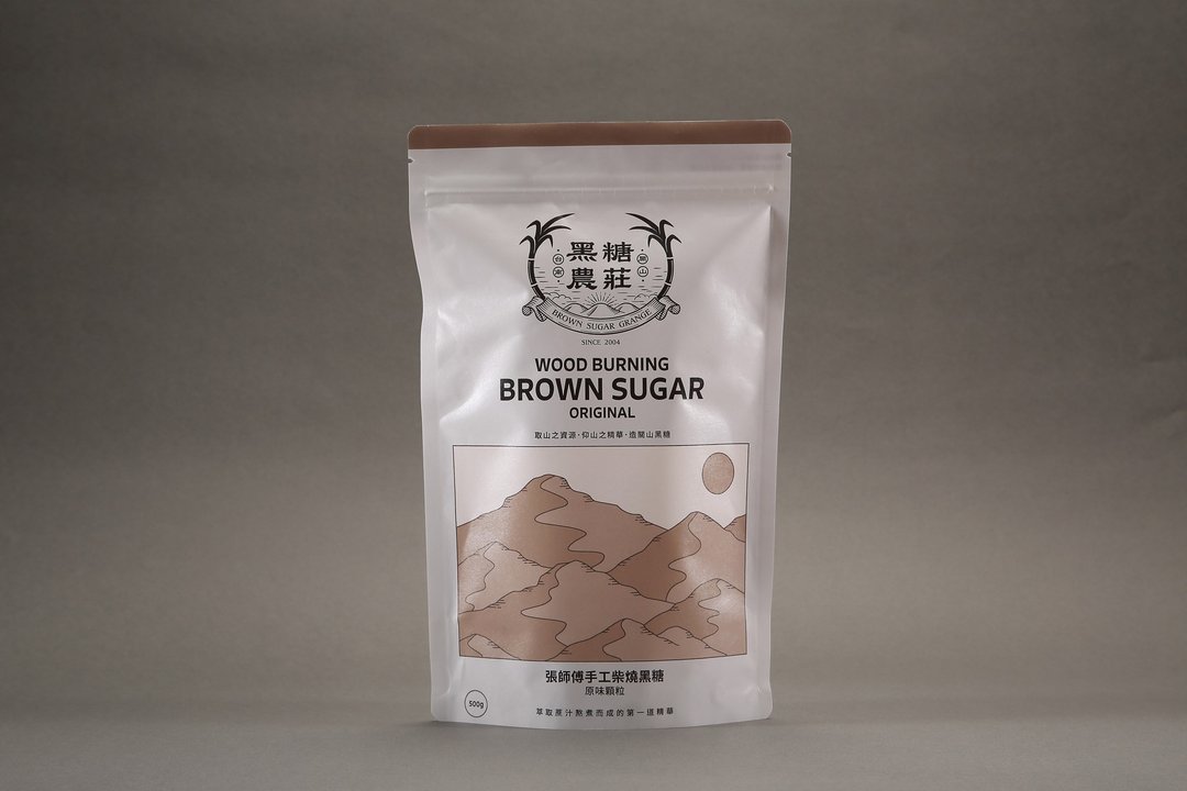 【黑糖农庄】 袋装手工黑糖 | 原味 - 蜂蜜/黑糖 - 新鲜食材 咖啡色