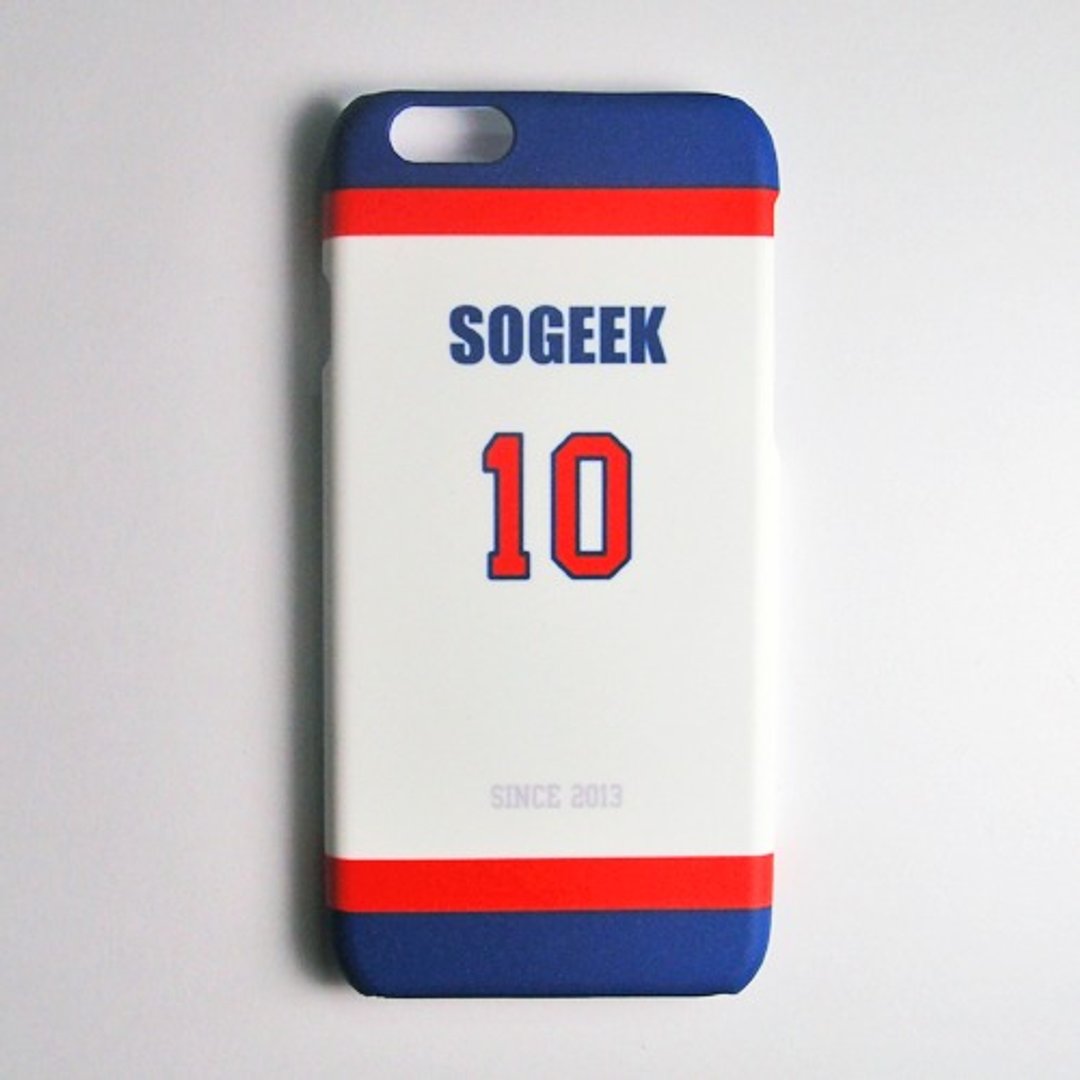 SO GEEK 手机壳设计品牌 THE JERSEY GEEK 球衣背号定制款 030 - 手机壳/手机套 - 塑料 白色