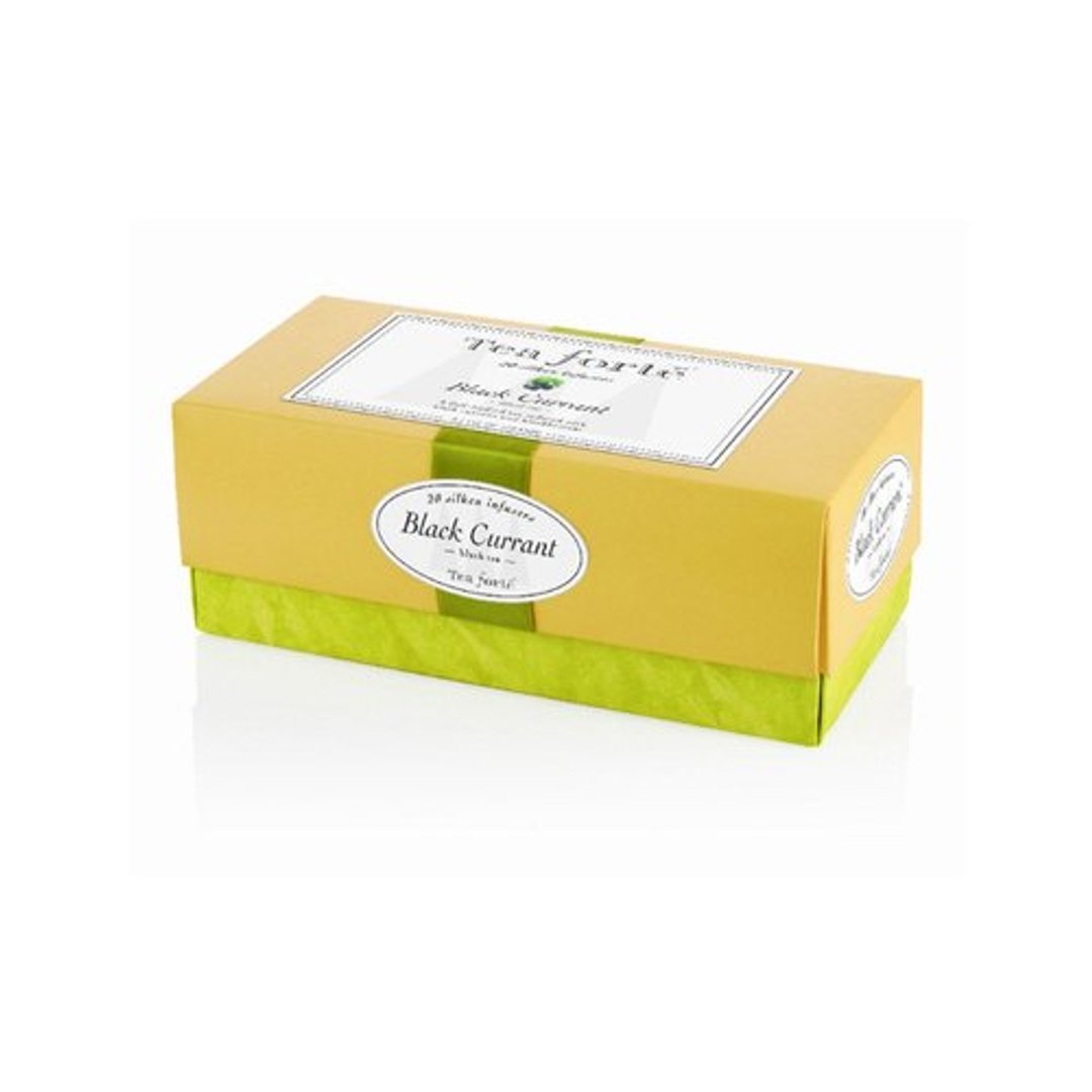 Tea Forte 黑莓红茶20入丝质茶包 Ribbon Box - Black Current - 其他 - 植物．花 金色