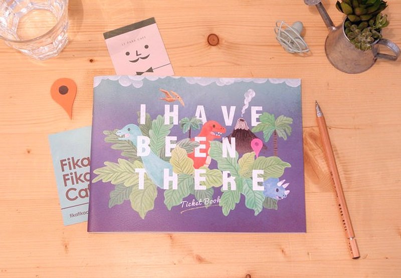 迪梦奇 I Have Been There 打卡票根纪录本 v.2  [侏罗纪] 售完绝版 - 笔记本/手帐 - 纸 绿色