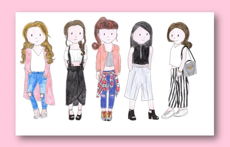 穿搭生活 | 明信片 - 卡片/明信片 - 纸 多色